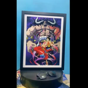 One Peice 3D Poster Triple Transition Flip - Luffy Zoro Sanji