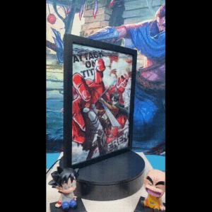 Attack on Titan 3D Poster Triple Transition Flip - Eren Mikasa Levi