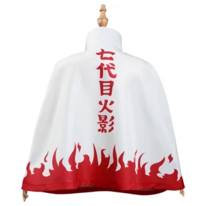 Uzumaki Naruto Costume - 7th Hokage Cape Cosplay