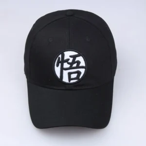 Son Goku Master Roshi Hat  Black WhiteEmbroidery Baseball Cap Adjustable - Dragon Ball Z
